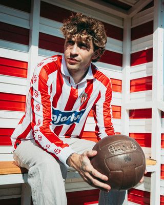 1993 REAL SPORTING Manga larga - Playera fútbol retro