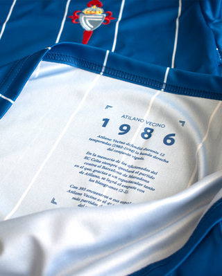 1986 RC CELTA ATILANO - Playera de fútbol retro