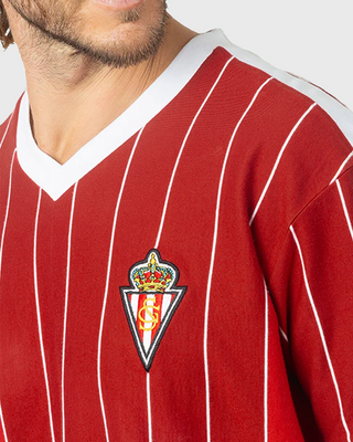 1986 REAL SPORTING - Playera fútbol retro