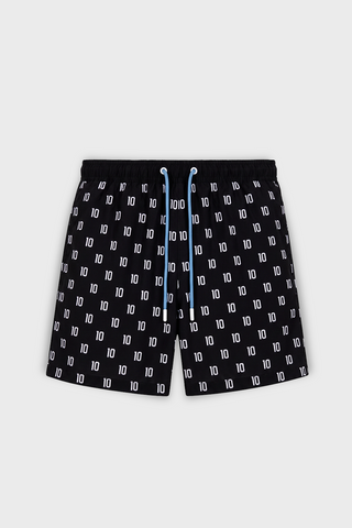 1986 SQUAD NUMBERS - Retro Football Swim Shorts