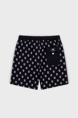 1986 SQUAD NUMBERS - Retro Football Swim Shorts