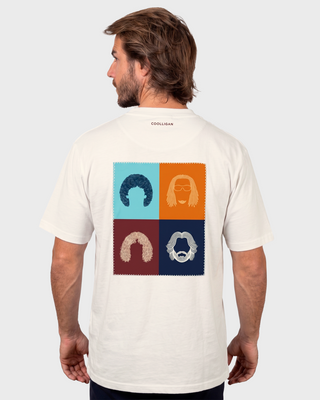 1990 LEGENDS FACES OFF WHITE - Playera Fútbol Retro