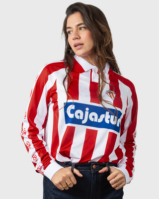 1993 REAL SPORTING Manga larga - Playera fútbol retro