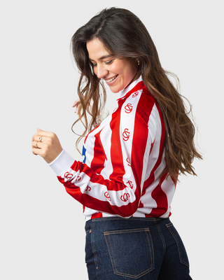 1993 REAL SPORTING Manga larga - Playera fútbol retro