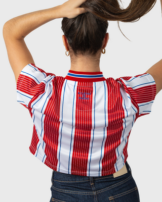 1996 ATLÉTICO DE MADRID Crop top - Playera fútbol retro