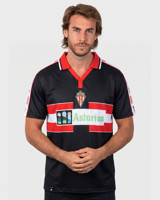 1997 SPORTING GIJÓN AWAY - Playera futbol retro