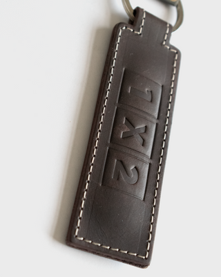 1X2 RECTANGULAR - Retro Football Keychain