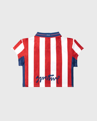 2000 REAL SPORTING DE GIJÓN Crop Top - Playera fútbol retro