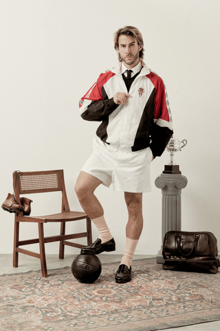 1990 REAL SPORTING - Retro Football Windbreaker