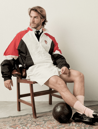 1990 REAL SPORTING - Retro Football Windbreaker