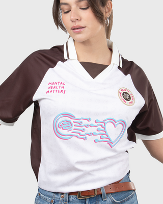 MENTAL HEALTH - Playera fútbol retro