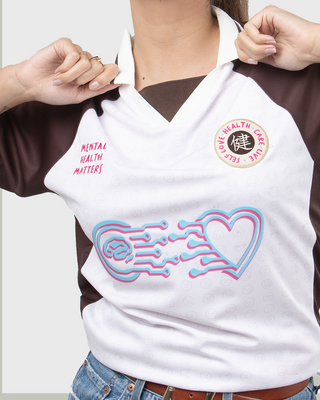 MENTAL HEALTH - Playera fútbol retro
