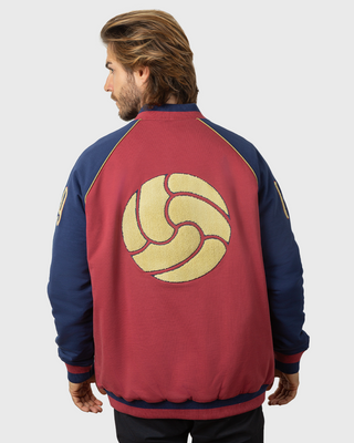 1899 BLAUGRANA - Chamarra Bomber Retro