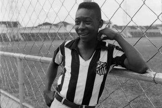 1958 PELE Santos Away - Camiseta fútbol retro
